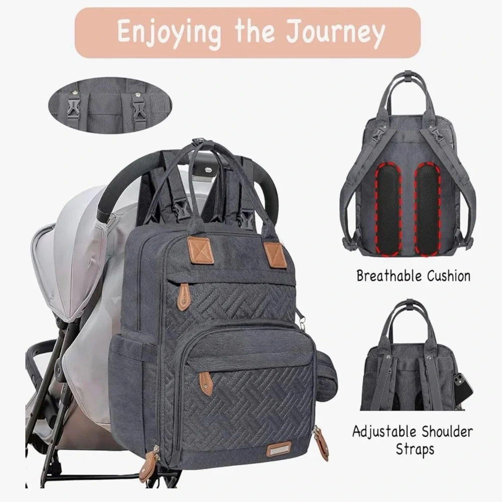 Yokakio | Diaper Bag Backpack for Girl or Boy Large NWT